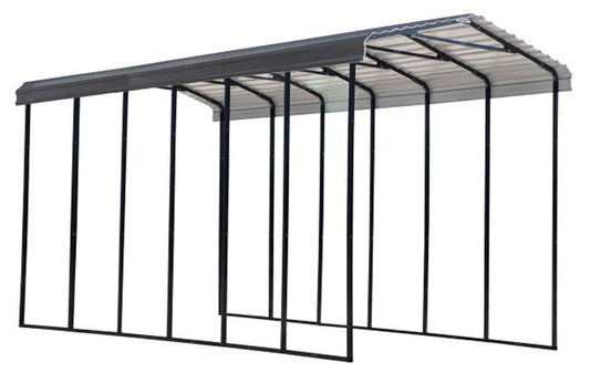 Arrow Carport, 14 ft. x 29 ft. x 14ft. Charcoal 14′ x 29′ x 14′