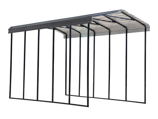 Arrow Carport, 14 ft. x 24 ft. x 14ft. Charcoal 14′ x 24′ x 14′