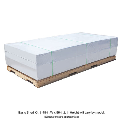 Handy Home Products Braymore 10×16 Do-It-Yourself Wooden Storage Shed with Floor