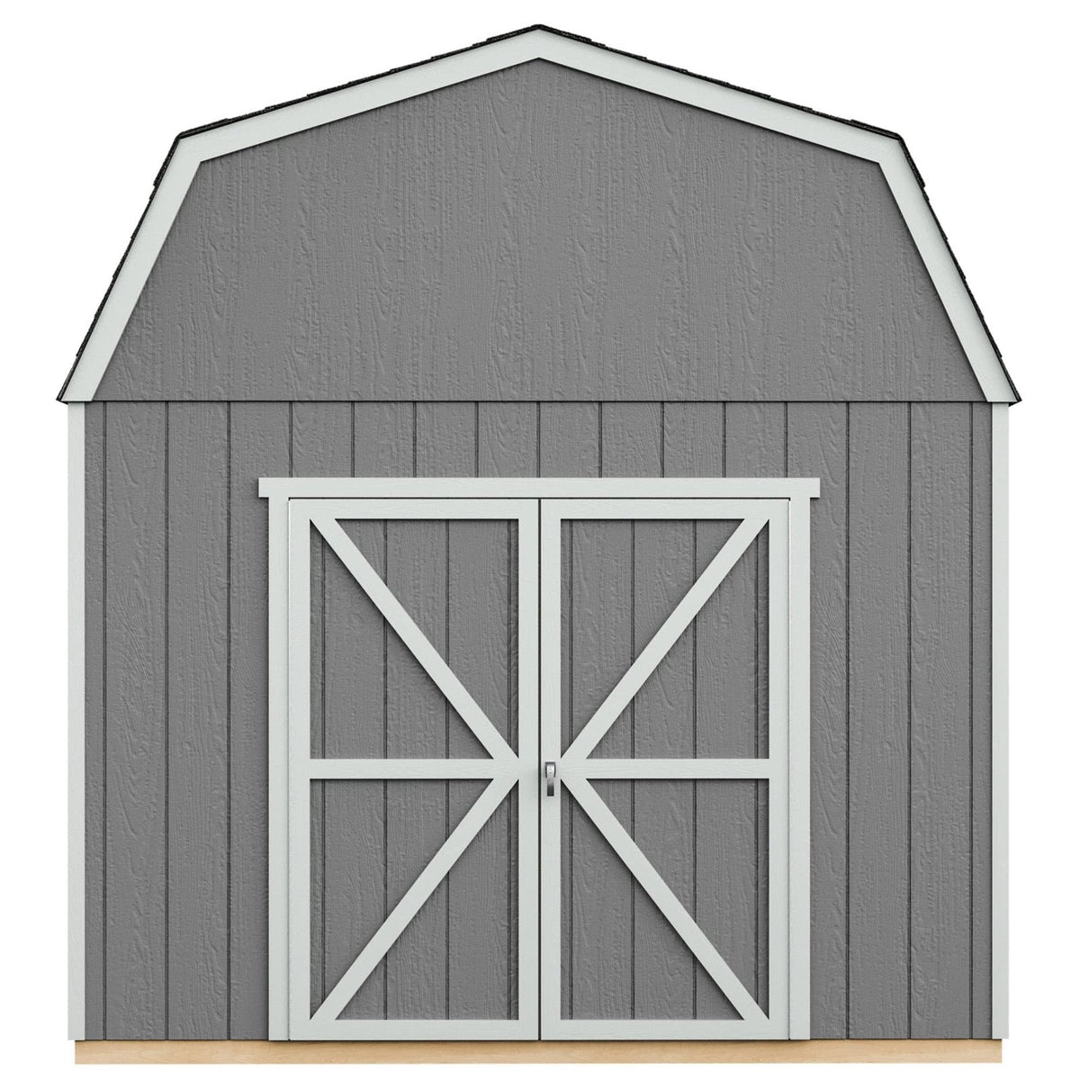 Handy Home Products Braymore 10×14 Do-It-Yourself Wooden Storage Shed with Floor